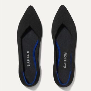 Rothy’s The Point in Black Solid